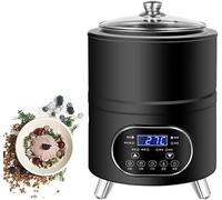 Machine À Yaourt Intelligente À Température Constante 360°, Fermenteur Électrique Ménager, 7 Menus Préréglés, Pour Yaourt Maison, Natto, Vin De Riz, Vinaigre De Fruits(Black,12L)