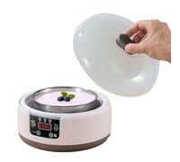 Machine à yaourt, machine à yaourt avec petite caille, minuterie et thermostat réglables, machine à dessert automatique pour la maison, pour cuisine domestique, fromage, cône, camping, fête