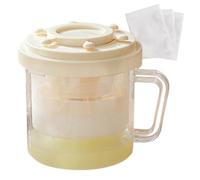 Machine à yaourt, passoire à yaourt, passoire à yaourt avec couvercle | Kit ménager fait maison pour la fabrication de jus de fromage et de cuisine fine pour les amis de la famille et les collègues