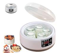 Machine à yaourt probiotique, 1,2 l avec contrôle de la température de 36 heures et affichage LED, machine à yaourt électrique pour usage domestique