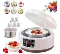 Machine à yaourt probiotique, 1,2 l avec contrôle de la température de 36 heures et affichage LED, machine à yaourt électrique pour usage domestique