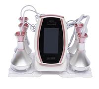 Machine amincissante 80kHz Cellulite Massage Cellulite Massage Body Shaping 5 Têtes de Traitement Écran Tactile LED pour la sculpture du corps, Blanc