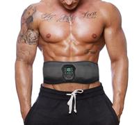 Machine Amincissante Abdominale,Modeleur Corporel Rechargeable Avec Télécommande | Ceinture De Stimulation Abdominale Intelligente 19 Niveaux - Pour Gym À Domicile Renforcement Squat Sculpture Perte D