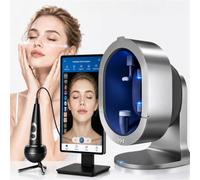 Machine Analyseur de Peau IA 36MP 2 en 1 15.6/21.5 Pouces Ecran Tactile | Dispositif Diagnostic Multispectral Professionnel Rides Acne pour Salon de Beaute et Domicile(15.6in)