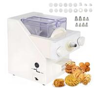 Machine Automatique À Biscuits avec 8 Buses Remplaçables 180W, Formeur de Biscuits avec Différents Moules À Biscuits, pour Une Cuisson Facile