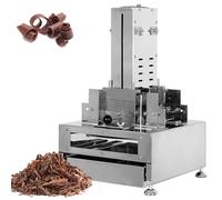 Machine Automatique à Copeaux de Chocolat 120W, Trancheuse en Acier Inoxydable 25kg/h, Coupe-Truffe avec Vitesse Réglable & Contrôle de Température 18-25°C pour Boulangerie & Pâtisserie