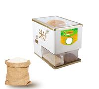 Machine Automatique à Moudre le Riz Domestique Décortiqueur Électrique avec Moteur 500W et Séparateur de Son pour Riz Brun, Riz Germé et Grains Biologiques - Appareil de Cuisine