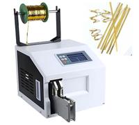 Machine automatique à nouer pour regrouper et sceller, écran numérique pour la reliure de harnais de câbles et l'attachement de câbles, comprend 5 rouleaux de liens torsadés