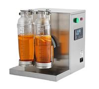 Machine Automatique À Shaker À Thé À Bulles Électrique À Double Cadre en Acier Inoxydable Commercial 350 Tr/min Machine À Secouer 1000 Ml Minuterie Numérique 120 S Mélangeur de Boissons Tasses