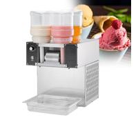Machine automatique commerciale de machine à glaçons flocon de neige - Rasoir électrique à haut rendement avec refroidissement par air pour restaurants, magasins de thé au lait (800W)