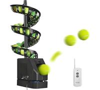 Machine automatique de balle de tennis avec base triangulaire - Capacité de 33 balles pour entraînement et entraînement en solo