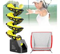 Machine automatique de balle de tennis avec télécommande, lanceur portable pour entraînement solo C