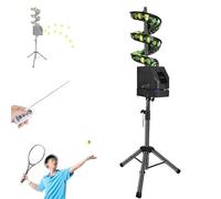 Machine automatique de balle de tennis avec télécommande - Vitesse, angle et hauteur réglables (60-105 cm) - Idéal pour l'entraînement au pickleball, des débutants aux professionnels