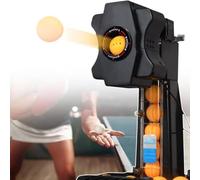 Machine Automatique de Balle de Tennis de Table,Robot de Tennis de Table avec Filet,Robot d'entraînement Ping Pong 9 réglages Lanceur, pour l'entraînement et l'exercice avec télécommande