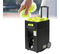 Machine automatique de balle de tennis - Lanceur de 50 balles avec perceuses préprogrammées et personnalisées pour un entraînement complet et une pratique de tennis