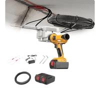 Machine Automatique de Cordage de câbles, Vitesse Variable de 0 à 50 m/Min, Force de Traction maximale de 600 N, extracteur de câble électrique pour Le traçage électrique,25000mah+2pack,30m