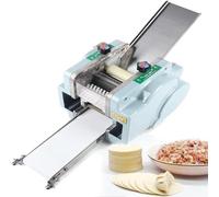Machine automatique de fabrication de peau de boulette en acier inoxydable, rouleaux de printemps commerciaux/raviolis/Momo, machine d'emballage de boulettes de laminoir de pâte 120 W