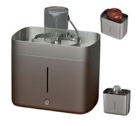Machine Automatique de Lavage de Tasses, Jets Haute Pression pour Mugs et Tasses À Café Diamètre 3-10 cm, Rince-Verre Électrique de Table pour Cuisine, Café, Bureau, Bar (Gray)