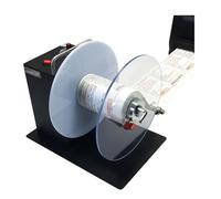 Machine automatique de rembobinage d'étiquettes pour codes-barres autocollants, enrouleur d'étiquettes de vêtements à couple élevé pour étiquetage efficace de vente au détail