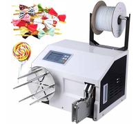Machine automatique de scellage de sacs alimentaires, ensemble de nœuds torsadés avec 5 rouleaux de fil métallique, panneau tactile de 10,9 cm pour boulangerie, bonbons, emballage de collation, 0,5 à