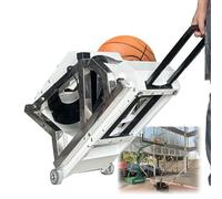 Machine automatique de tir et de retour de basket-ball avec filet de ramassage, idéal pour la pratique de tir à 3 points et l'entraînement
