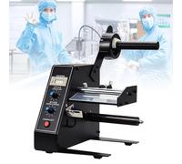 Machine automatique d'épluchage et de déchirement d'étiquettes avec comptage automatique (0-999999) et vitesse réglable (1-8 m/min), idéale pour les codes-barres et les étiquettes de sécurité