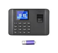 Machine biométrique intelligente de présence par empreinte digitale, mot de passe, horloge, enregistreur d'enregistrement des employés, écran LCD de 2.4 pouces pour les petites entreprises(Type3)