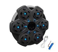 Machine Boxing Machine - Coussin interactif - Entraîneur de boxe mural - Équipement d'entraînement de boxe rythmique avec lumières et son, exercice intérieur amusant