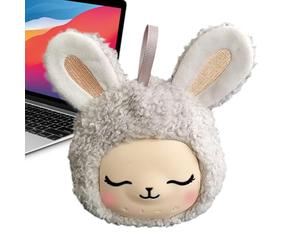 Machine Bruit Blanc | Lapin Peluche Pomme Sonore Relaxante | Dispositif Rechargeable Sans Fil pour Nuit | Maison Calme Famille Chambre Voyage Routine