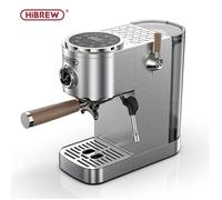 Machine Café Expresso Semi Auto HiBREW H13 20 Bar 3 Températures Chaud Et Froid Écran Tactile 5 Modes 2100W