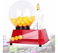 Machine Chanceux Loterie Boulier Machine électrique Loto Balle Préparateur Jeu Loto Bingo Mis Jeux Table De La Machine De Sélecteur Nombre pour La Famille,Red-100balls