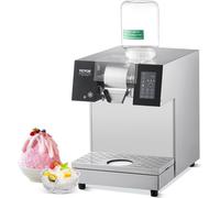 Machine commerciale à glace en flocons de neige 240kg/24h Râpe à glace Acier inoxydable