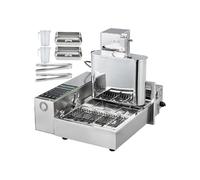 Machine commerciale automatique de fabrication de beignets, 4/6 rangées, en acier inoxydable, friteuse, appareils de cuisine(6 Rows)