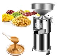Machine commerciale de beurre d'arachide - Moulin à noix électrique, fraisage de pâte de sésame en acier inoxydable, 15 kg/h, 2850 r/min pour une production efficace de beurre de noix