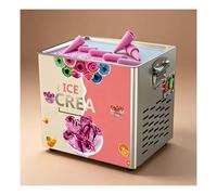 Machine commerciale de yaourt frit d'acier inoxydable de fabricant de petit pain de crème glacée de 330W refroidissement rapide for le magasin