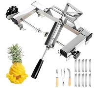 Machine commerciale d'épluchage d'ananas, équipement de traitement en acier inoxydable pour une préparation efficace des fruits