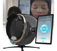 Machine D’Analyse De La Peau Analyseur De Peau Professionnel Machine D’Analyse De La Peau Analizador De Piel Détecteur De Peau Professionnel du Visage pour L’év, Black, 21.5in