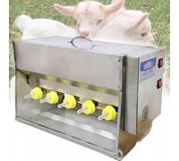 Machine d'alimentation Automatique for Petit Cochon À Agitation, Mangeoire À Température Constante en Acier Inoxydable, avec Simulation Sonore, Équipement d'alimentation for La Ferme(10nipples)