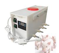 Machine d'alimentation for Porcelets À 8/10/14 Tétines, Mangeoire Intelligente for Porcelets À Température Constante, Conception De Clapet Anti-Retour, Simule Son d'une Truie(8Nipples)