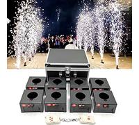 琛胜 Machine D'Allumage De Feu d'artifice Froid,RéCepteur Pyrotechnique à Froid,Déclencheurs pour Jets de scène,2 Pyrotechnie à Distance sans Fil 8/12 RéCepteurs éQuipement De ScèNe pour Mariage,8Cues