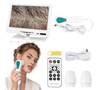 Machine d'analyse portable du cuir chevelu, 3 vitesses, 1 mégapixel, microscope du cuir chevelu, rechargeable pour follicule pileux, détecteur de grossissement d'humidité, test de pigment pour la tête