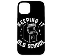 Machine d'arcade de Jeu rétro Arcade Keeping It Old School Coque pour iPhone 13