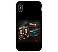 Machine d'arcade Keeping It Old School Retro Gaming Coque pour iPhone X/XS