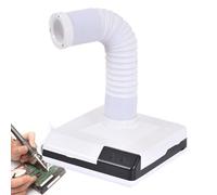 Machine d'aspiration de poussière avec lumière LED - Mini extracteur de vapeur de soudure et collecteur de poussière d'ongles pour soudage et polissage des ongles