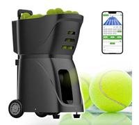 Machine de balle de tennis portable, lanceur automatique de balle de tennis avec angle de lancement réglable, vitesse et fréquence de rotation pour l'entraînement en solo