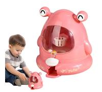 Machine de basketball intérieure, jeux de basket-ball de table de bureau - Machine de basket-ball Catapulta grenouille intérieure, petit jouet de table léger pour voyage, bâtiment d'équipe