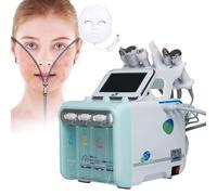 Machine de beauté 7 en 1 à l'hydrogène à l'oxygène avec masque, appareil multifonctionnel Hydra pour soins du visage Deep Clear SPA, idéal pour les salons, les salons et les cliniques de la peau
