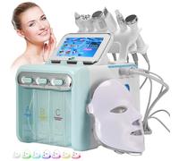 Machine De Beauté À L'oxygène D'hydrogène, Appareil D'hydro-Dermabrasion 7 en 1, Petite Machine De Soins Du Visage à Bulles, Pour Le Rajeunissement De La Peau/Lifting/Nettoyage En Profondeur