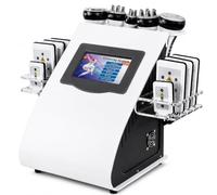 Machine de beauté de cavitation 6 en 1 avec 5 sondes
