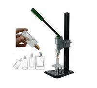 machine de bouchage manuelle, Capsuleuse à pression en acier inoxydable 13/15 mm, hauteur réglable, levier, outil de pressage facile, for baïonnette plastique(13MM)